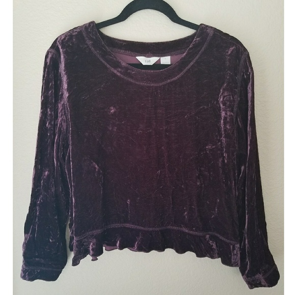 J. Jill | Tops | J Jill Velvet Top 